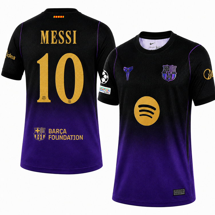 Messi #10 Barcelona x Kobe Bryant Away 2026-27 Jersey - Purple