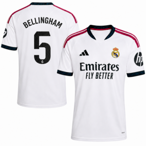 Real Madrid Home 2026/27 Bellingham #5 Jersey - White