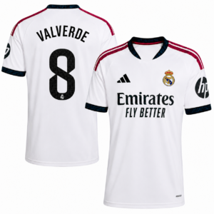 Real Madrid Home 2026/27 Valverde #8 Jersey - White