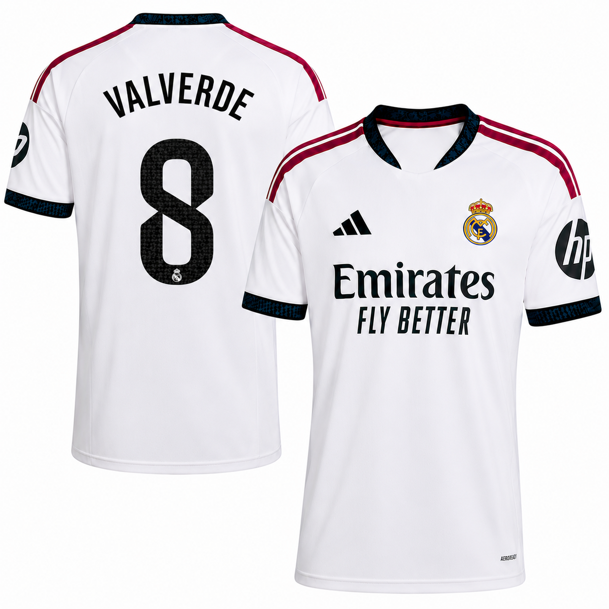Real Madrid Home 2026-27 Valverde #8 Jersey - White