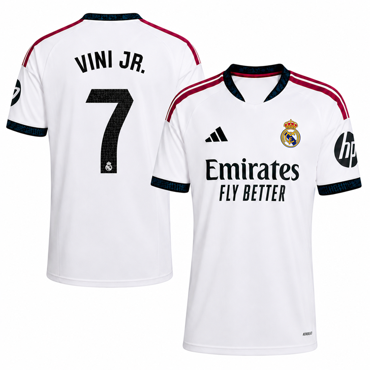 Real Madrid Home 2026-27 Vini JR #7 Jersey - White