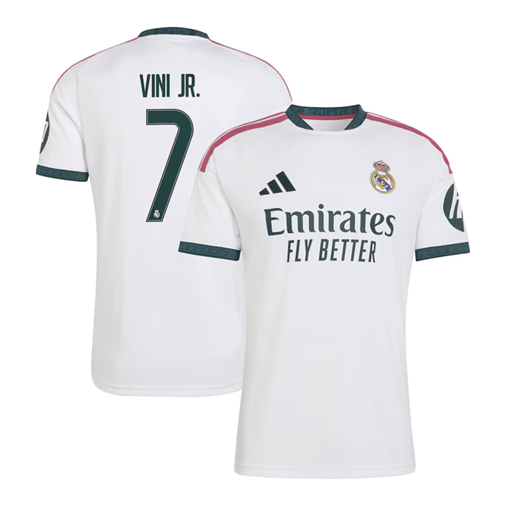 Real Madrid Home 2026-27 Vini Jr #7 Jersey - White