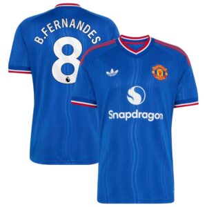 Bruno Fernandes #8 Manchester United Away 2026/27 Jersey - Blue