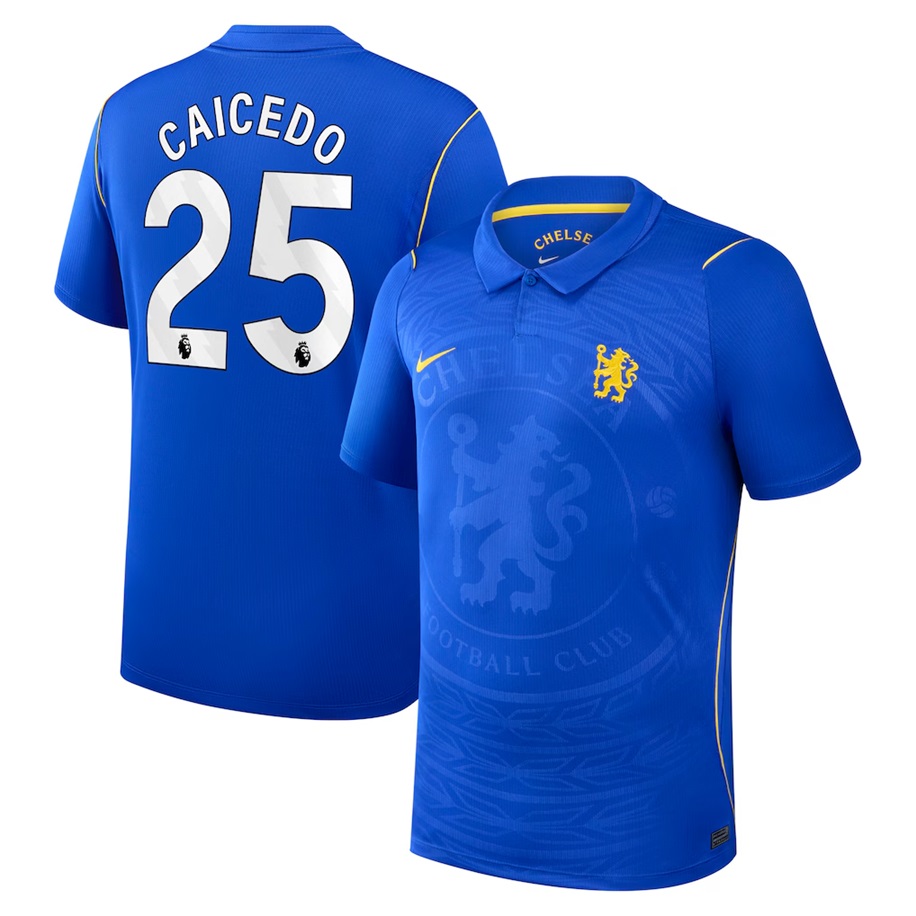 Caicedo #25 Chelsea Home 2026-27 Jersey - Blue