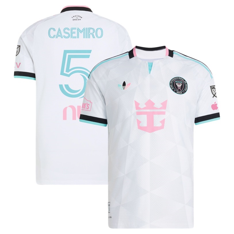 Casemiro #5 Inter Miami 2026-27 Third Jersey - White