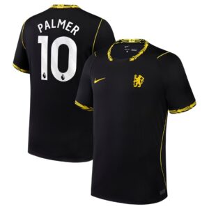 Cole Palmer #10 Chelsea Away 2026/27 Jersey - Black