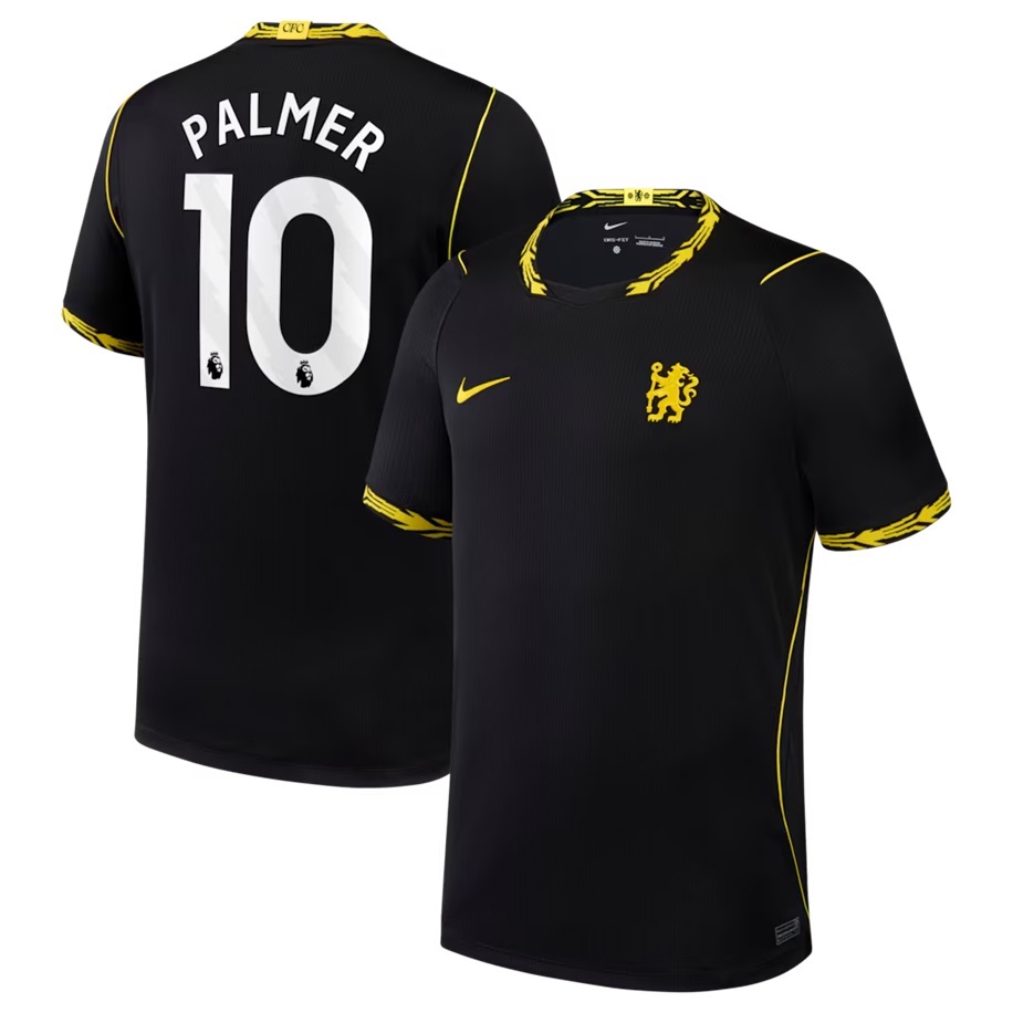 Cole Palmer #10 Chelsea Away 2026-27 Jersey - Black