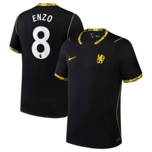 Enzo #8 Chelsea Away 2026/27 Jersey - Black