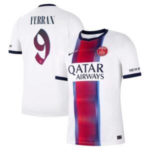 Ferran #9 Paris 2026/27 Away Jersey - White
