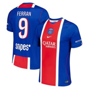 Ferran #9 Paris 2026/27 Home Jersey - Blue