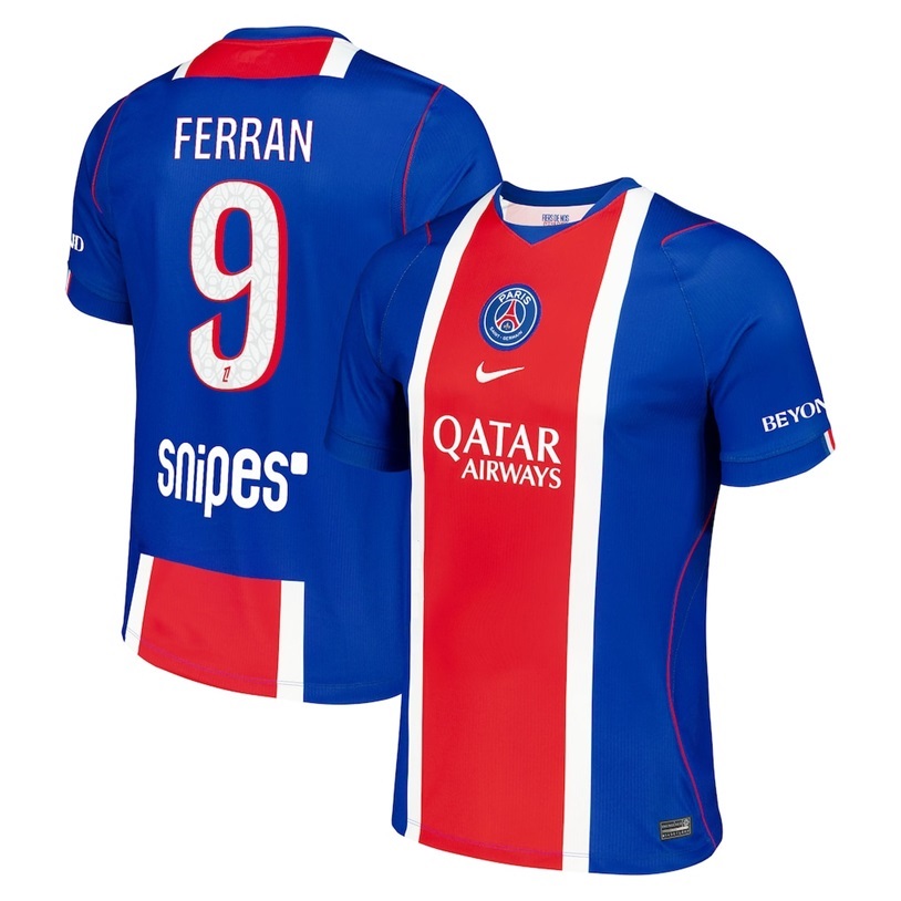 Ferran #9 Paris 2026-27 Home Jersey - Blue