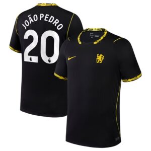 Joao Pedro #20 Chelsea Away 2026/27 Jersey - Black
