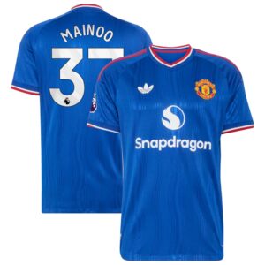Mainoo #37 Manchester United Away 2026/27 Jersey - Blue