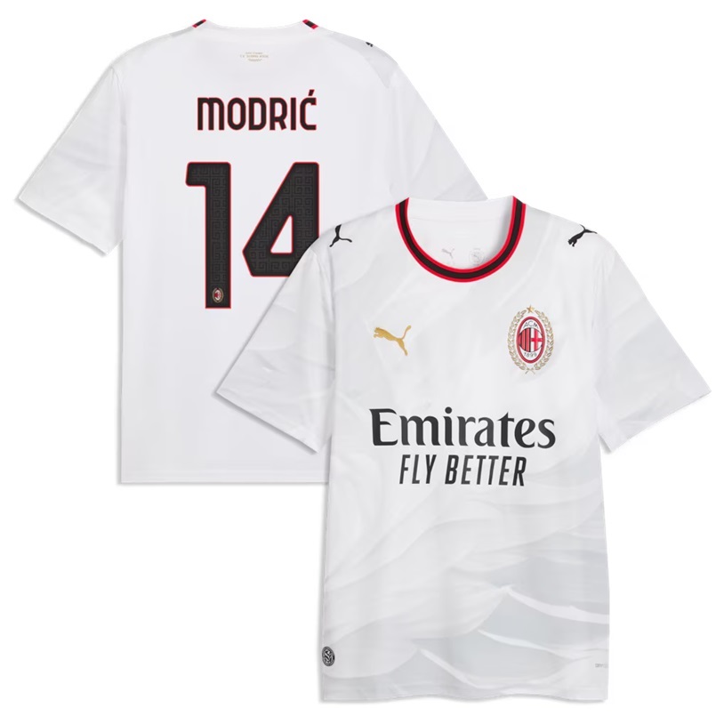 Modric #14 AC Milan Away 2026-27 Jersey - White