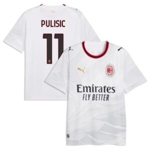 Pulisic #11 AC Milan Away 2026/27 Jersey - White