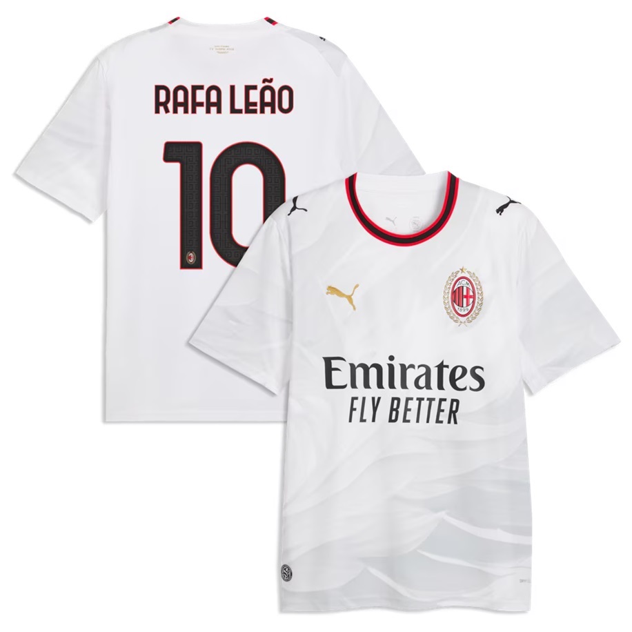 Rafa Leao #10 AC Milan Away 2026-27 Jersey - White