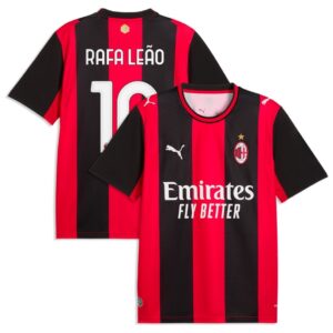 Rafa Leao #10 AC Milan Home 2026/27 Jersey - Red Black