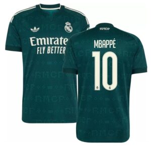 Real Madrid 2026/27 Mbappe #10 Away Jersey - Green