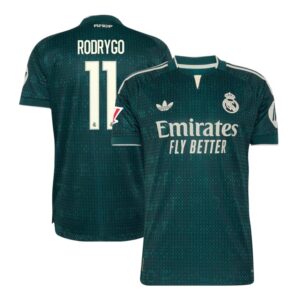 Real Madrid 2026/27 Rodrygo #11 Away Jersey - Green