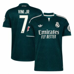 Real Madrid 2026/27 Vini .Jr #7 Away Jersey - Green