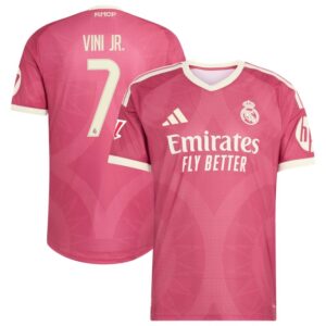 Real Madrid 2026/27 Vini .Jr #7 Third Jersey - Pink