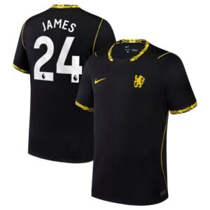 Reece James #25 Chelsea Away 2026/27 Jersey - Black