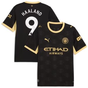 Haaland #9 Manchester City Away 2026/27 Jersey - Black