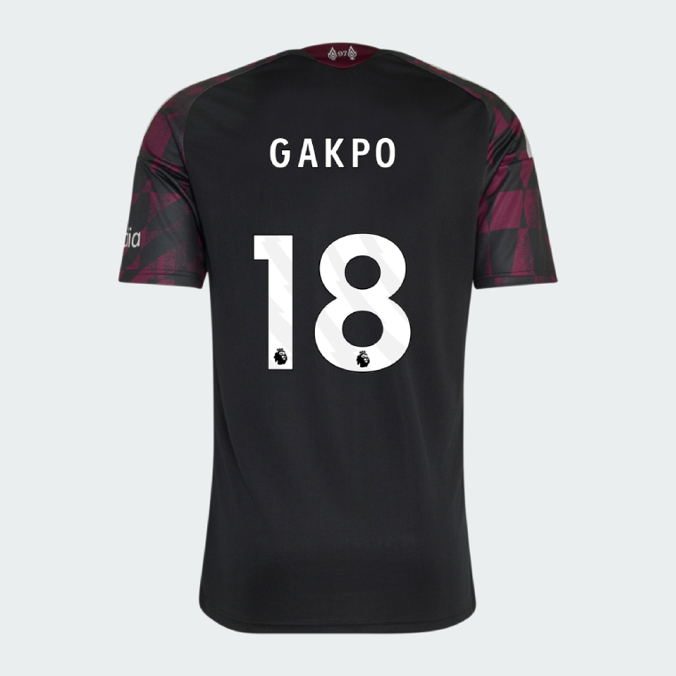 Liverpool Third GAKPO 18 Jersey 26-27 - Black