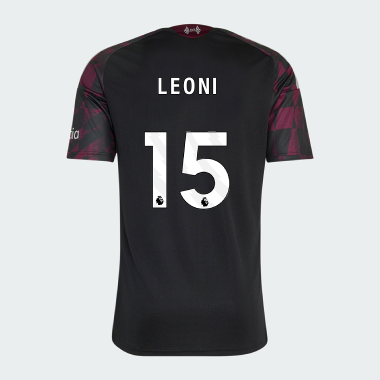 Liverpool Third LEONI 15 Jersey 26-27 - Black