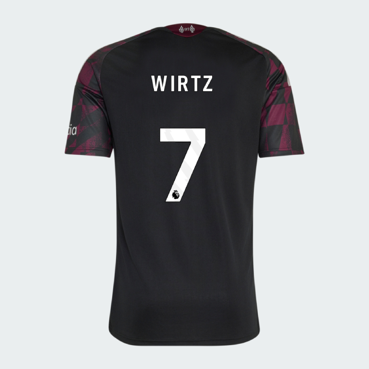 Liverpool Third WIRTZ 7 Jersey 26-27 - Black