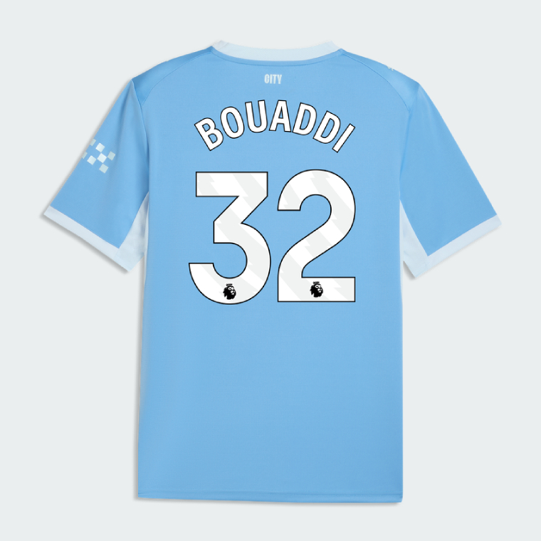 Manchester City Home BOUADDI 32 Jersey 26-27