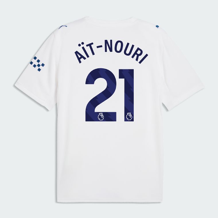 Manchester City Third AÏT-NOURI 21 Jersey 26-27 - White
