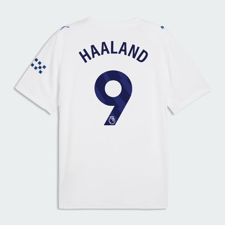 Manchester City Third HAALAND 9 Jersey 26-27 - White
