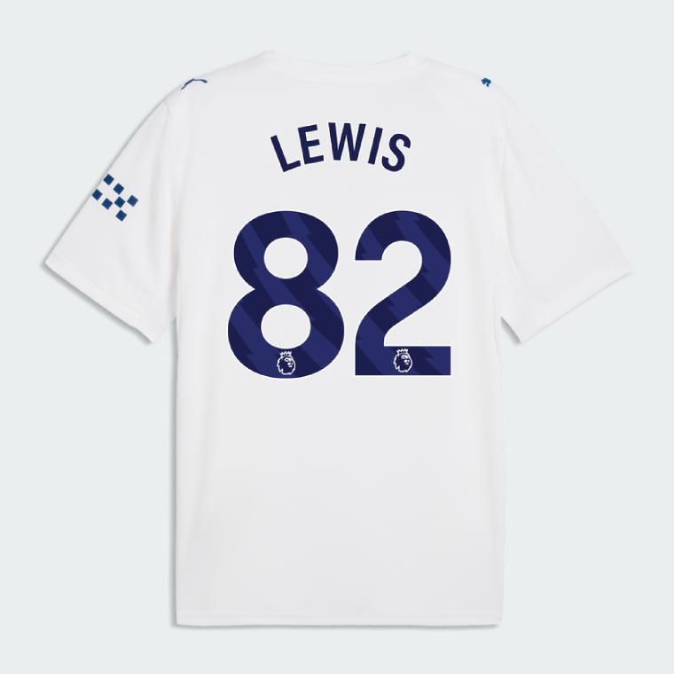 Manchester City Third LEWIS 82 Jersey 26-27 - White
