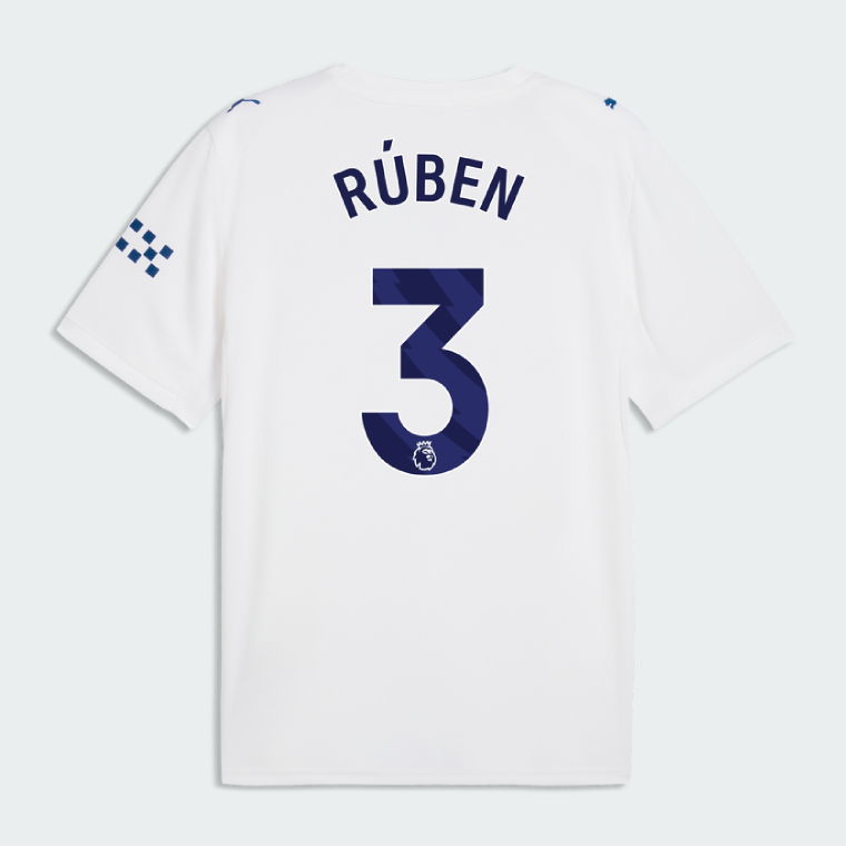 Manchester City Third RÚBEN 3 Jersey 26-27 - White