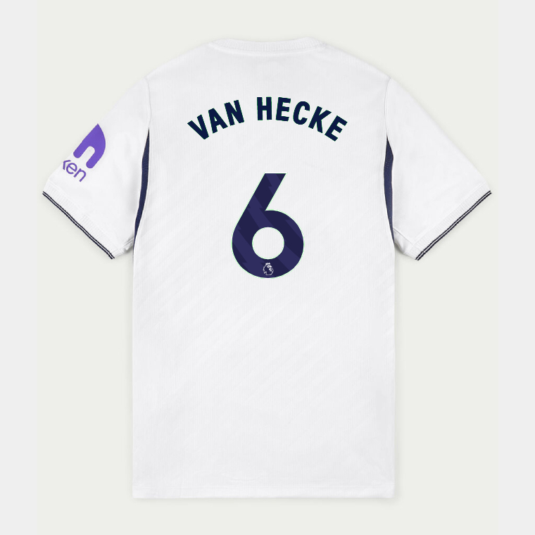 Tottenham Hotspur Home VAN HECKE 6 Jersey 26-27