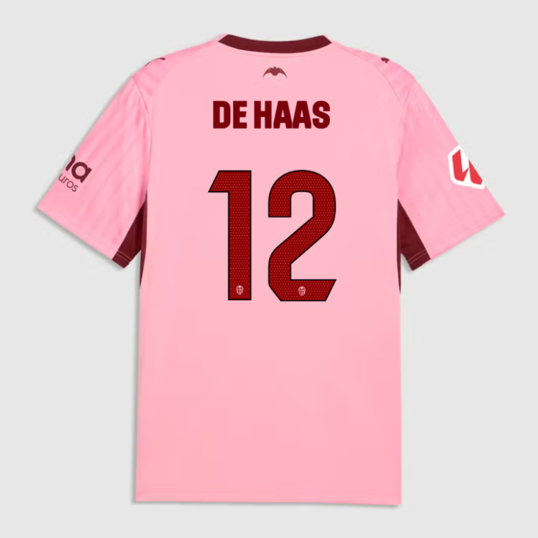Valencia CF Third DE HAAS 12 Jersey 26-27