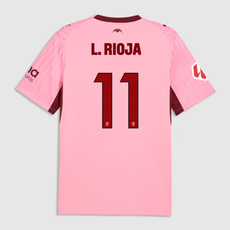 Valencia CF Third L. RIOJA 11 Jersey 26-27