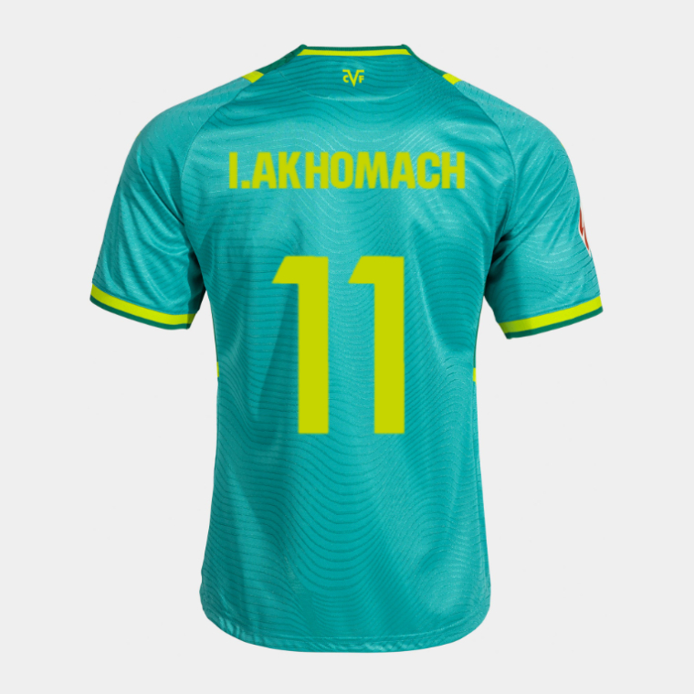 Villarreal CF Third I.AKHOMACH 11 Jersey 26-27