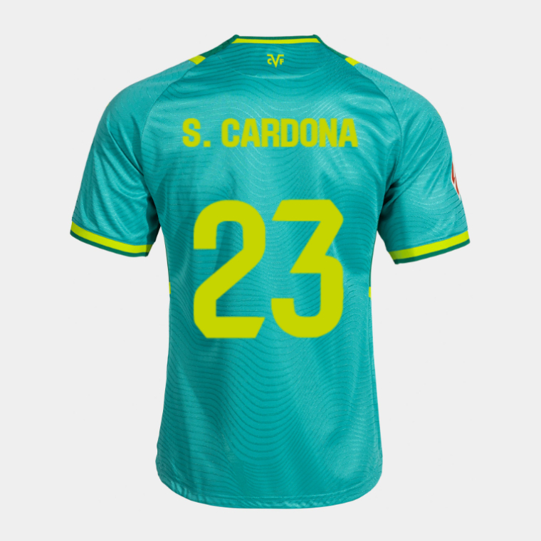 Villarreal CF Third S. CARDONA 23 Jersey 26-27