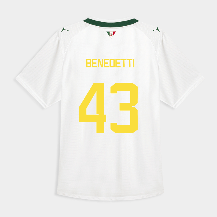 Palmeiras Away BENEDETTI 43 Jersey 26-27 - White