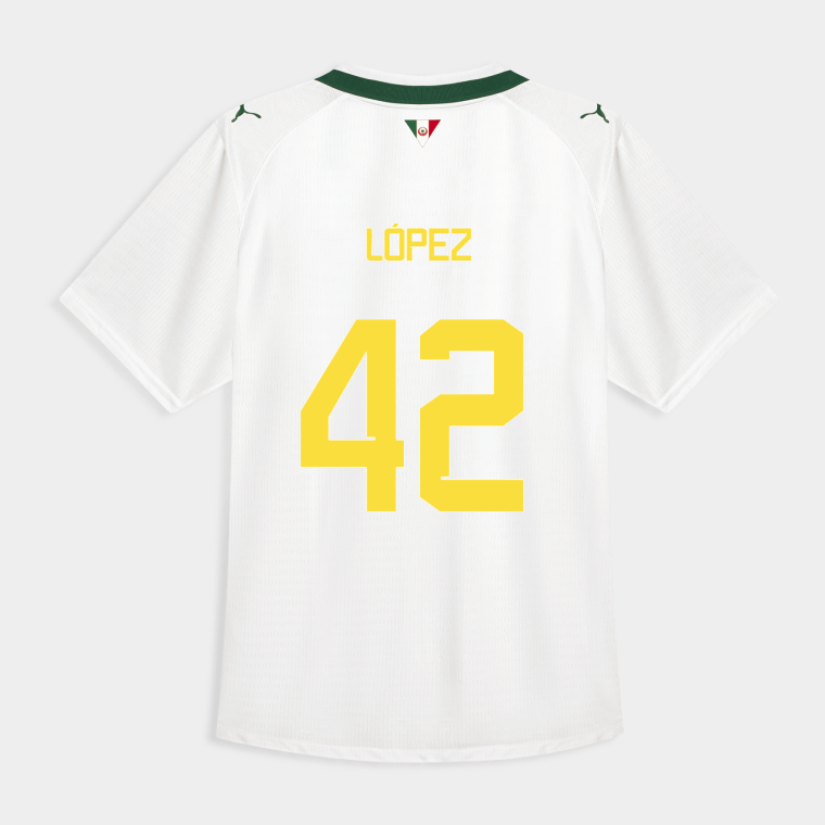 Palmeiras Away LÓPEZ 42 Jersey 26-27 - White