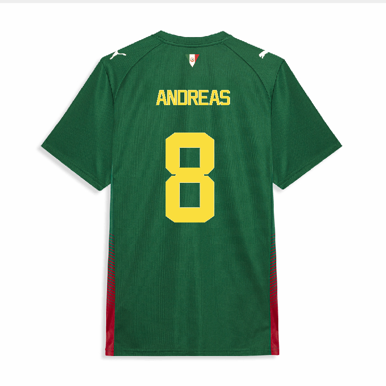 Palmeiras Home ANDREAS 8 Jersey 26-27 - Green