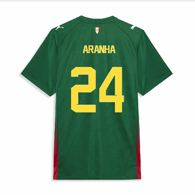 Palmeiras Home ARANHA 24 Jersey 26-27 - Green