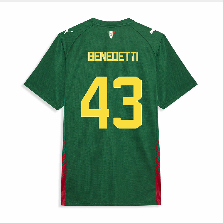 Palmeiras Home BENEDETTI 43 Jersey 26-27 - Green