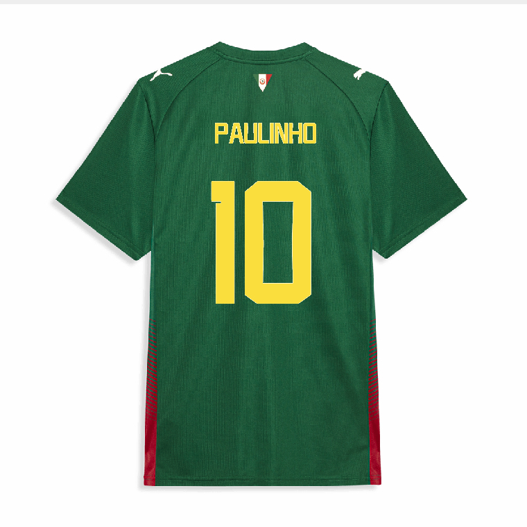 Palmeiras Home PAULINHO 10 Jersey 26-27 - Green